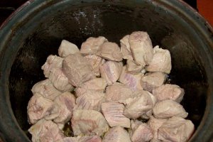 Muschi de vita in sos italian