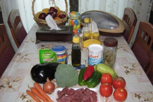 Ghiveci de legume cu carne de vita-“Munazaleh”
