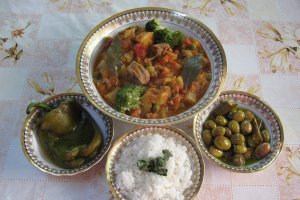 Ghiveci de legume cu carne de vita-“Munazaleh”