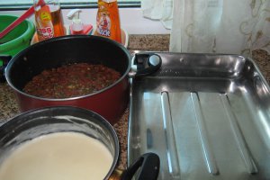 Lasagna cu carne de vita macinata si legume