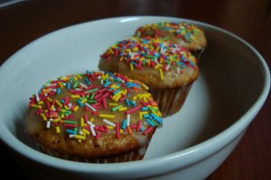 Muffins cu caise