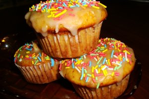Muffins cu caise