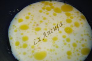 Pizza cu ciuperci si ou