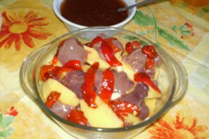 Ficatei cu cartofi la cuptor - pentru copilasi