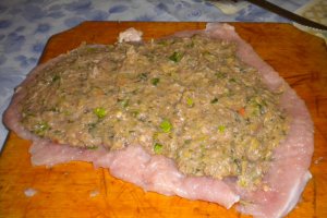 Rulada de piept de curcan