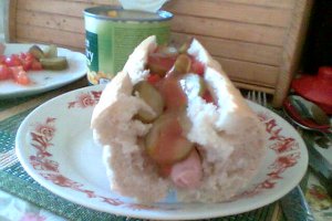 Hot dog de casa