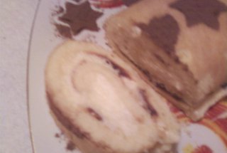 Rulada cu crema de vanilie