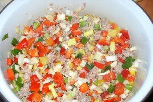 Omuleti din legume umplute
