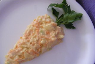 Salata de cruditati cu iaurt si maioneza