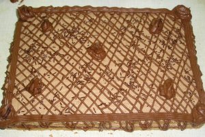 Prajitura cu 2 creme de ciocolata