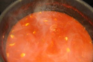 Carne de porc la cuptor cu sos de ciuperci
