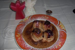 Reteta de preparare a papanasilor fierti cu sos caramel a la gaby_d :)