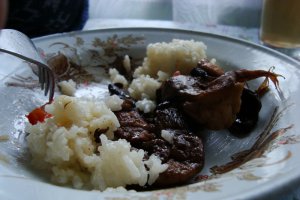 Pilaf de orez cu ciuperci aromate