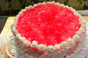 Tort Diplomat cu mascarpone si fructe de padure