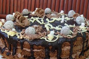 Trandafiri din ciocolata de casa