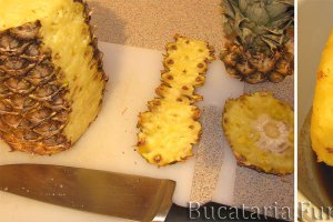 Ananas Copt cu Sos de Caramel