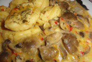 Papricas de ghebe cu galuste de faina