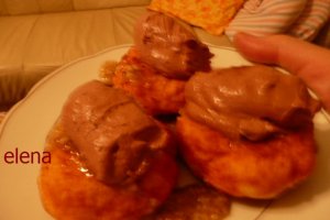 Papanasi cu Mousse au chocolat