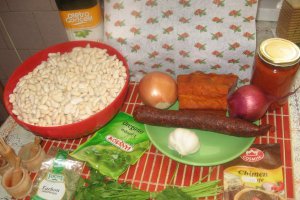 Gulas de fasole boabe