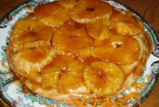 Tarta cu portocale in caramel de mandarine