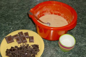 Briose cu ciocolata
