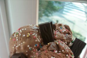 Inghetata de cacao si ciocolata