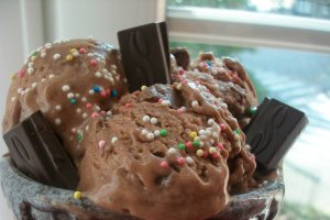 Inghetata de cacao si ciocolata