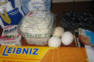 Prajitura cu branza de vaci si afine
