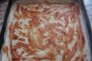 Pizza cu tocanita de ciuperci