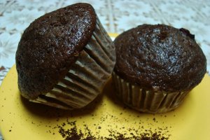 Mocha Muffins cu crusta de biscuiti