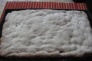 Prajitura cu fructe de padure si crema de vanilie