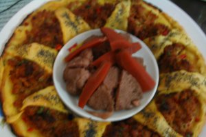 Coronita cu carne tocata