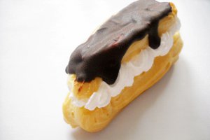 Eclere cu crema de vanilie