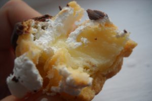Eclere cu crema de vanilie