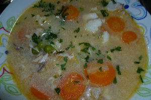 Ciorba de legume cu pui