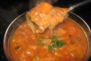 Ciorba de fasole si varza