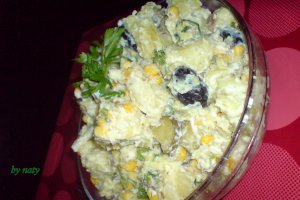 Salata cu cartofi si ciuperci marinate