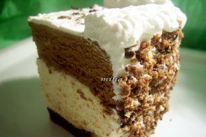 Tort cu mousse de ciocolata si menta