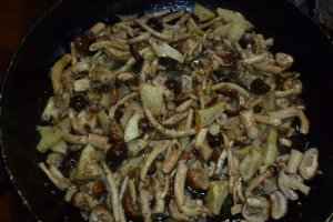 TAGLIATELLE CU CIUPERCI SI CARCIOFI