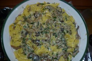 TAGLIATELLE CU CIUPERCI SI CARCIOFI