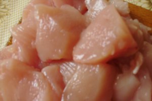 Tarta cu piept de pui si galbiori