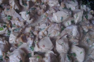 Tarta cu piept de pui si galbiori