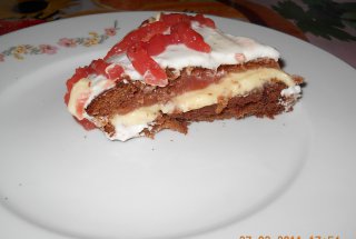 Tort cu budinca de lamaie
