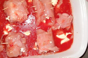Rulouri de pui cu garnitura de orez