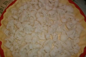 Tarta cu conopida si dovlecei