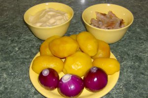 Salata de cartofi cu peste afumat