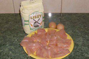 Snitele din piept de pui