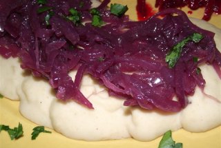 Fasole batuta cu ceapa caramelizata