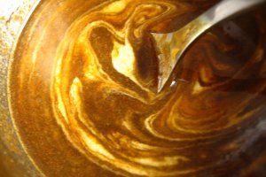 Negresa cu nuci si sos de cafea