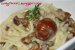 Spaghete cu ciuperci in sos cu branza cu mucegai-6